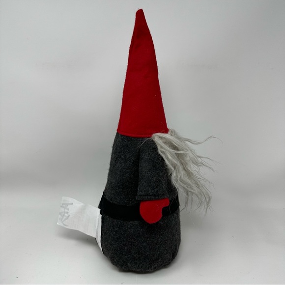 Ikea 2022 Vinterfint Gnome Standing Santa Red Gray 14 in Plush Bean Bag Base - Picture 4 of 8